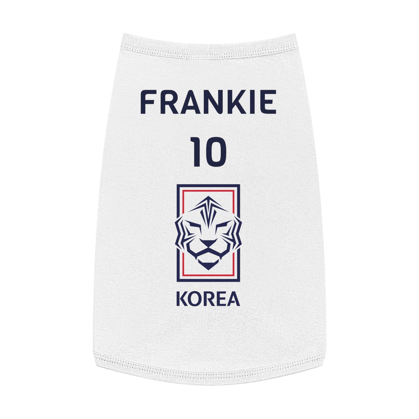Customizable World Cup Pet Top — Team Korea