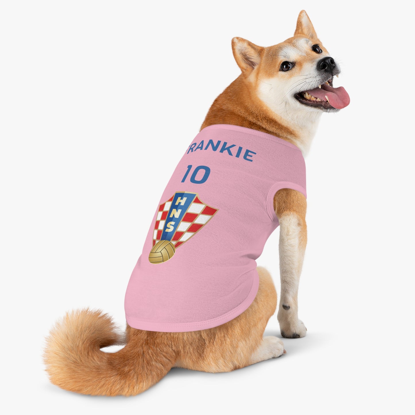 Customizable World Cup Pet Top — Team Croatia
