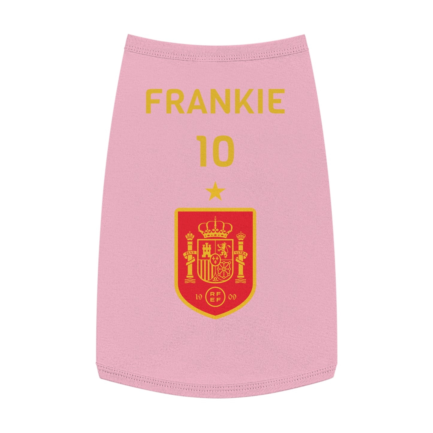 Customizable World Cup Pet Top — Team Spain