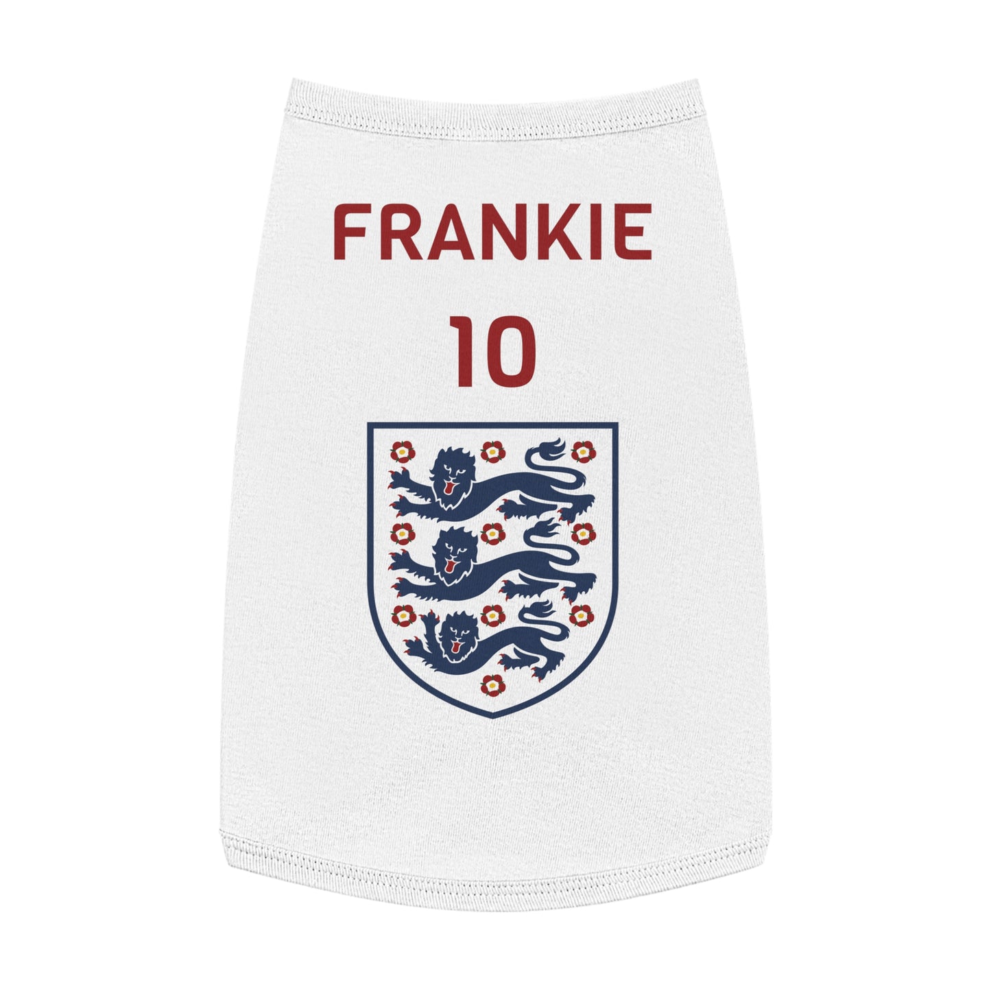 Customizable World Cup Pet Top — Team England