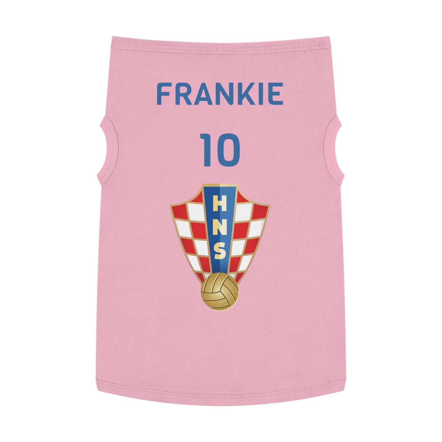 Customizable World Cup Pet Top — Team Croatia
