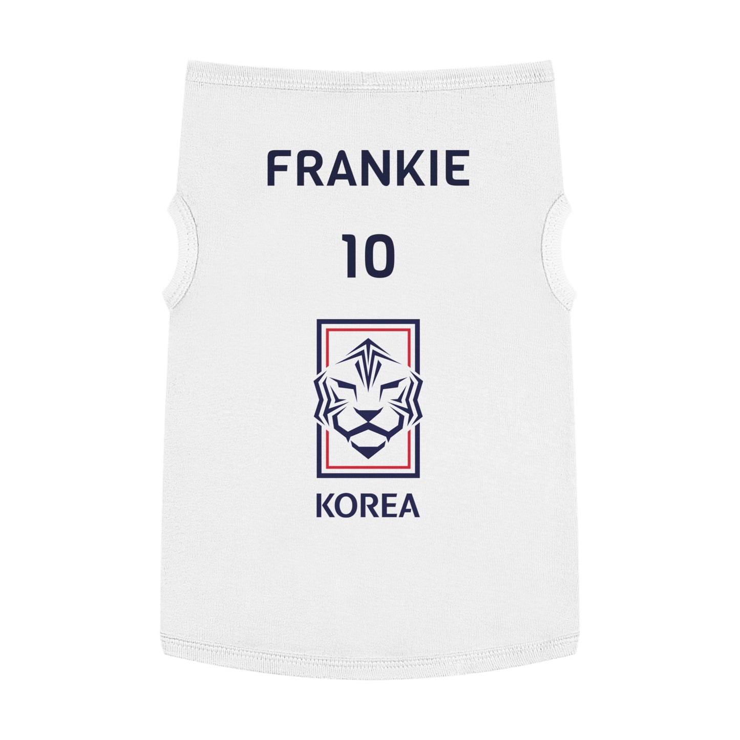Customizable World Cup Pet Top — Team Korea
