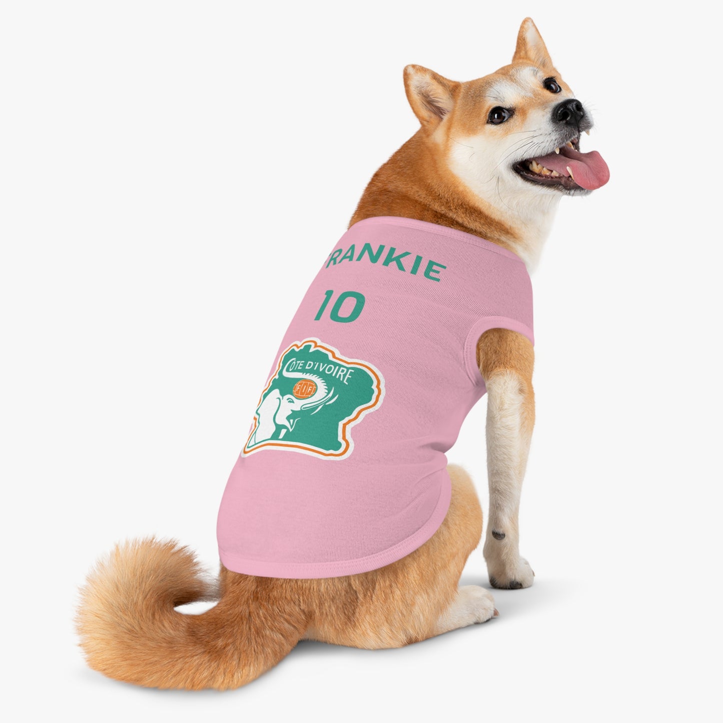 Customizable World Cup Pet Top — Team Cote D'Ivoire