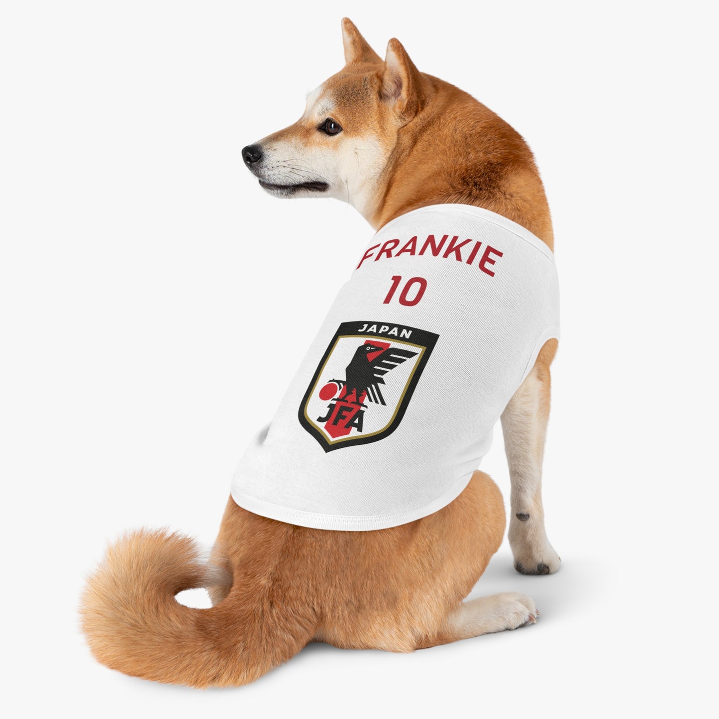 Customizable World Cup Pet Top — Team Japan