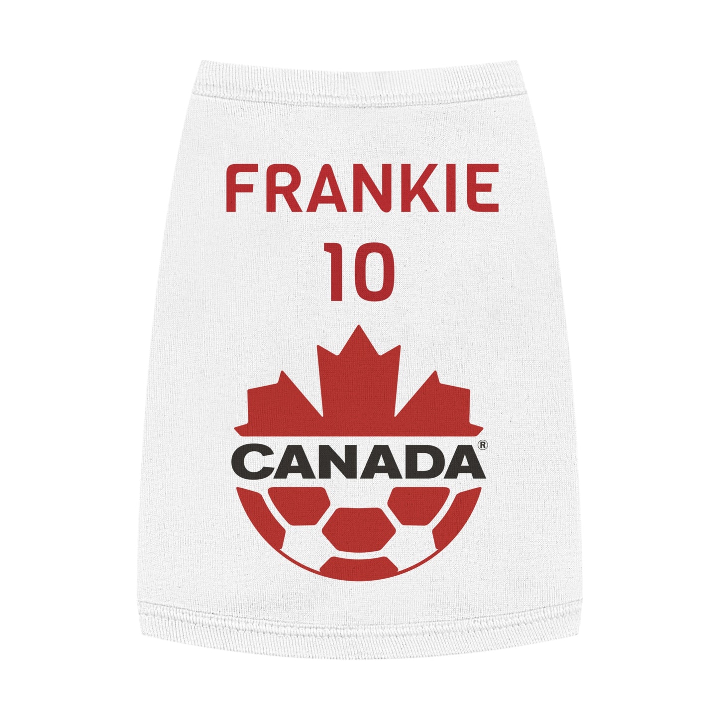 Customizable World Cup Pet Top — Team Canada