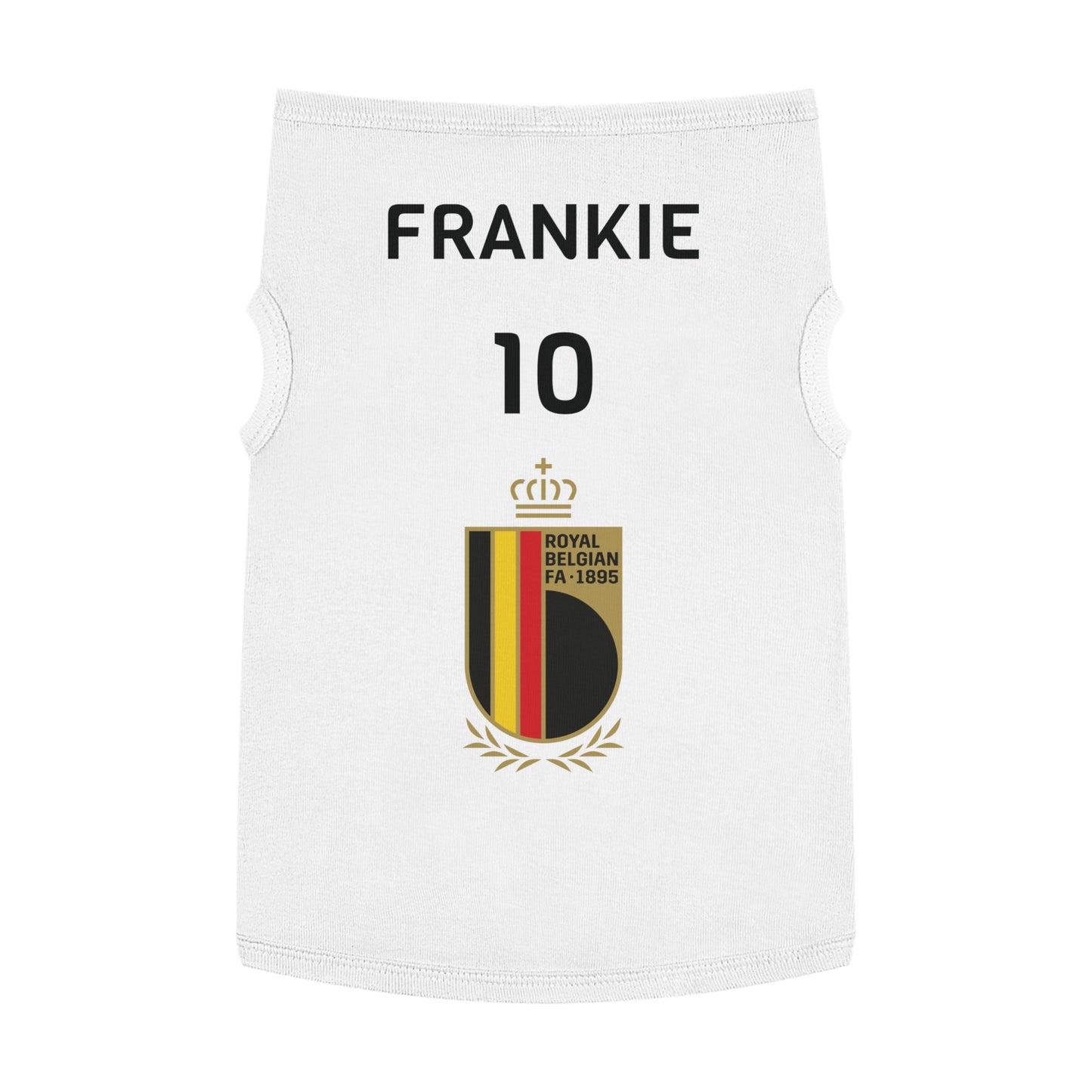 Customizable World Cup Pet Top — Team Belgium
