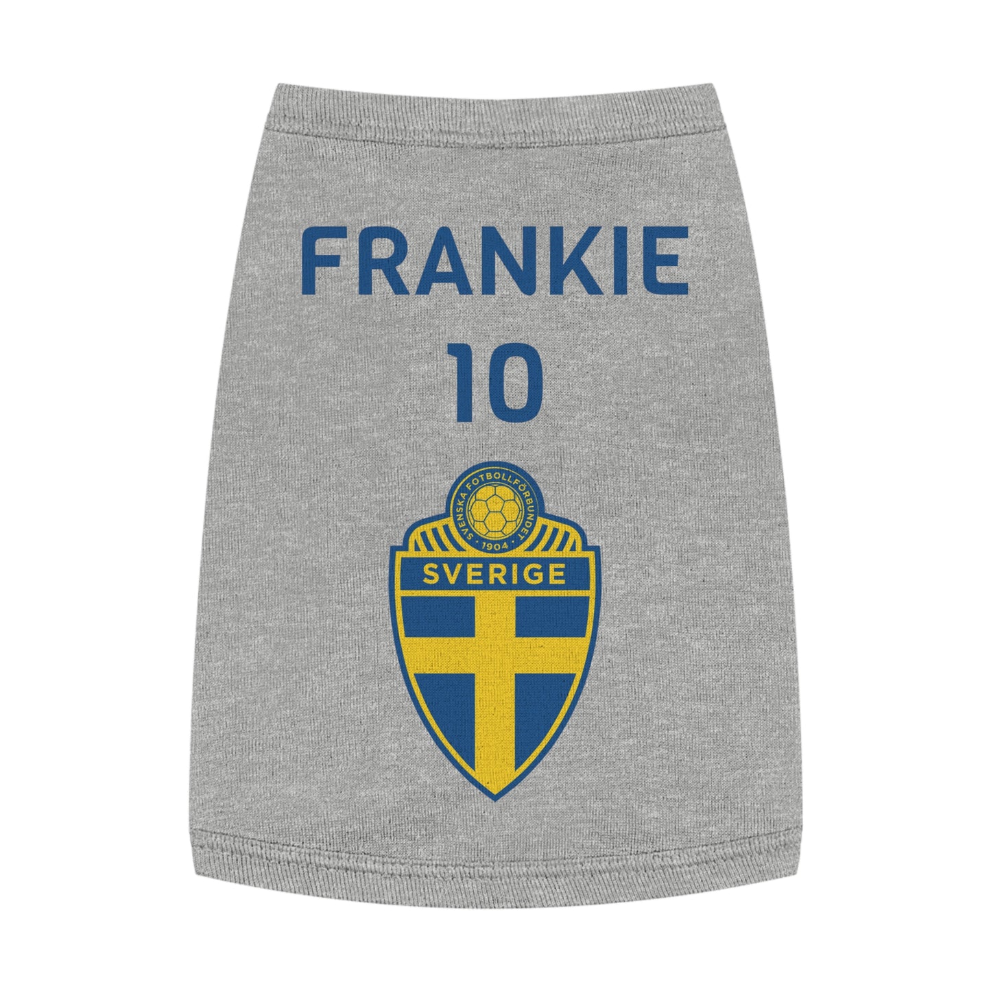Customizable World Cup Pet Top — Team Sweden