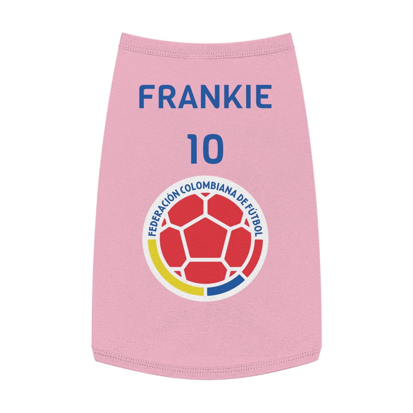 Customizable World Cup Pet Top — Team Columbia
