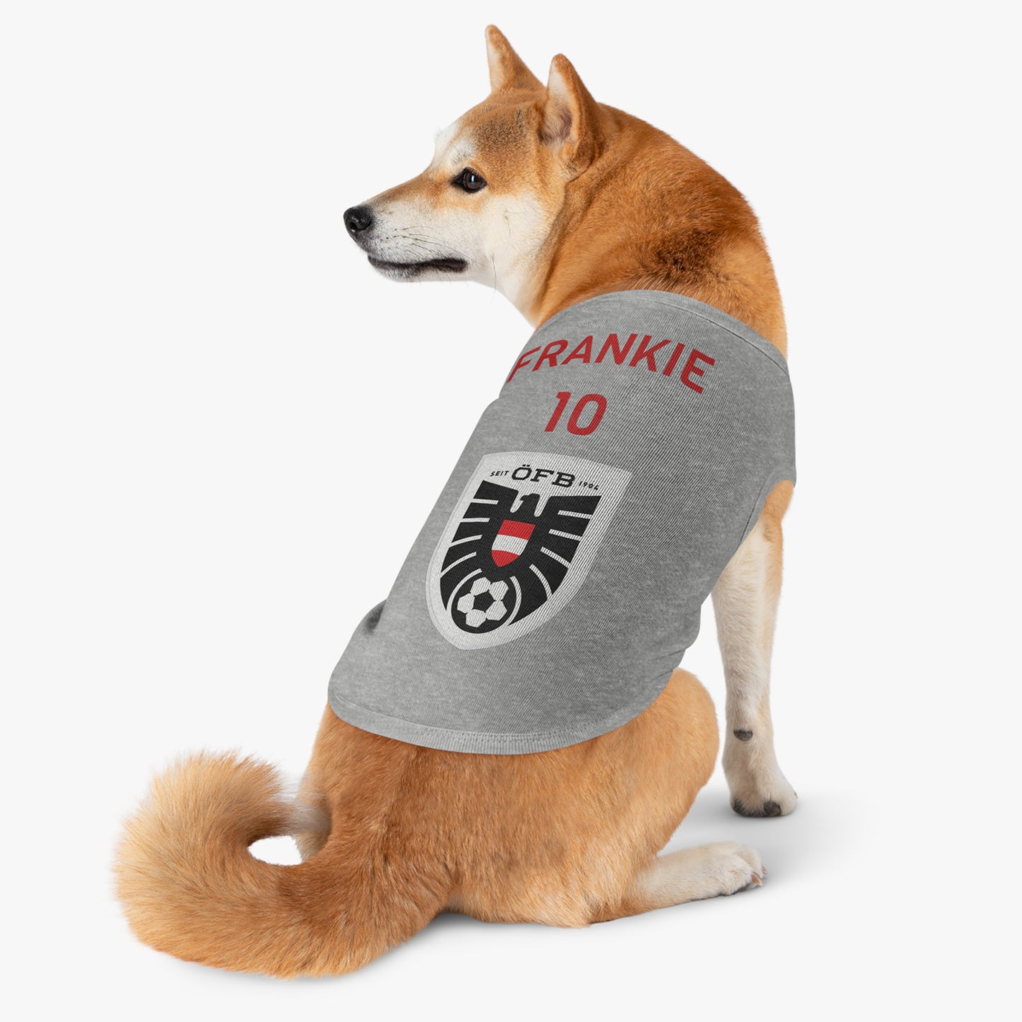 Customizable World Cup Pet Top — Team Austria