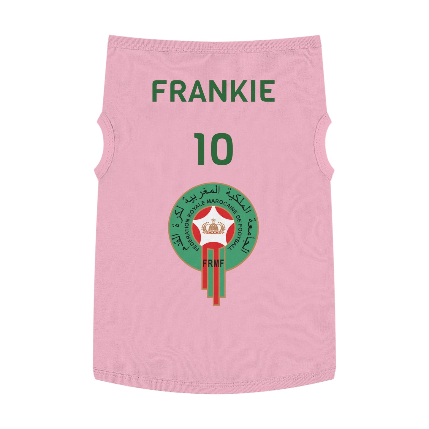 Customizable World Cup Pet Top — Team Morocco