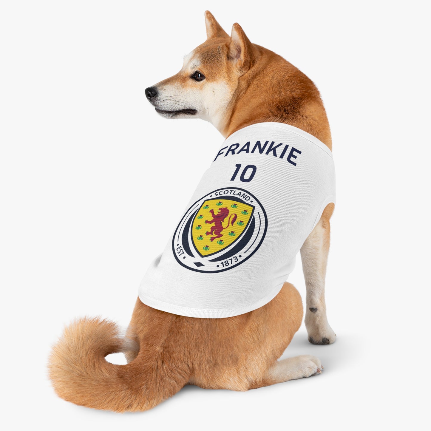 Customizable World Cup Pet Top — Team Scotland