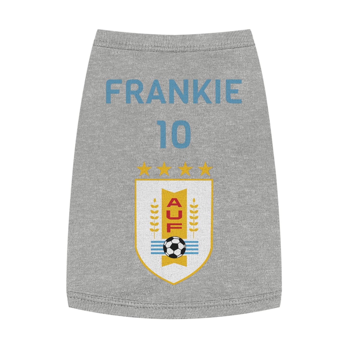 Customizable World Cup Pet Top — Team Uruguay