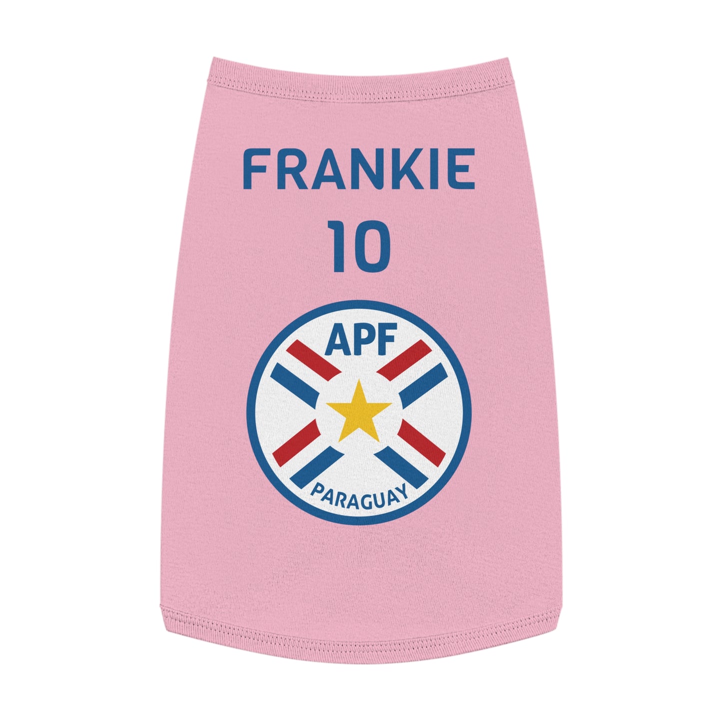 Customizable World Cup Pet Top — Team Paraguay