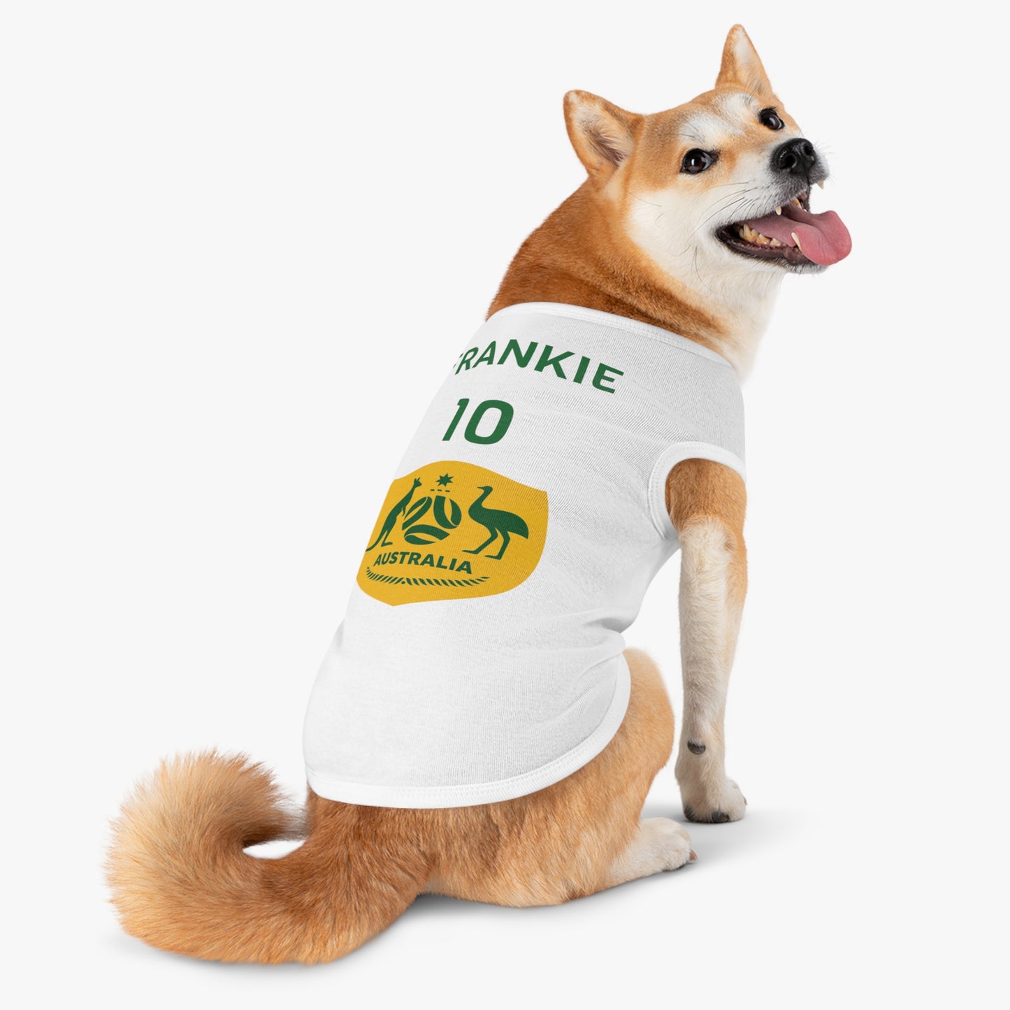 Customizable World Cup Pet Top — Team Australia