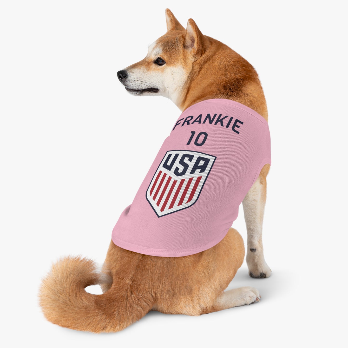 Customizable World Cup Pet Top — Team USA