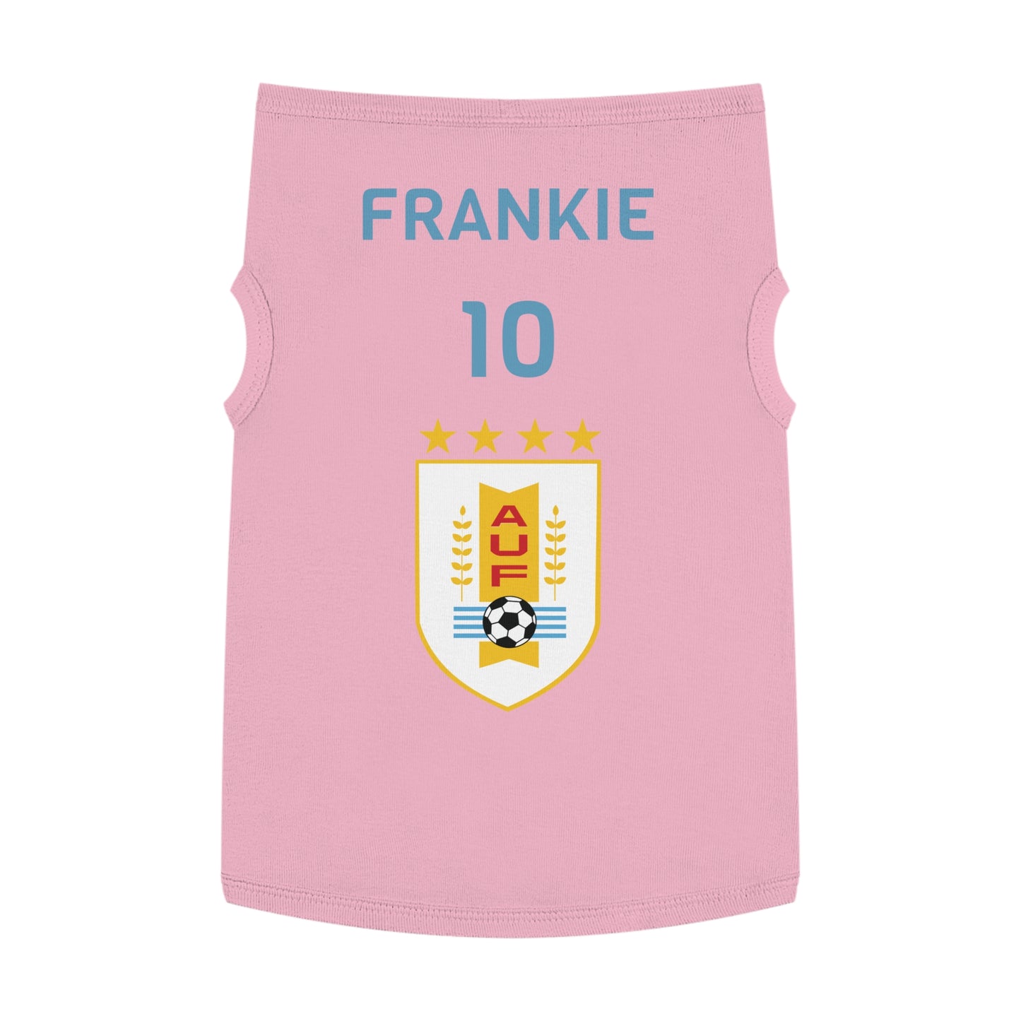 Customizable World Cup Pet Top — Team Uruguay