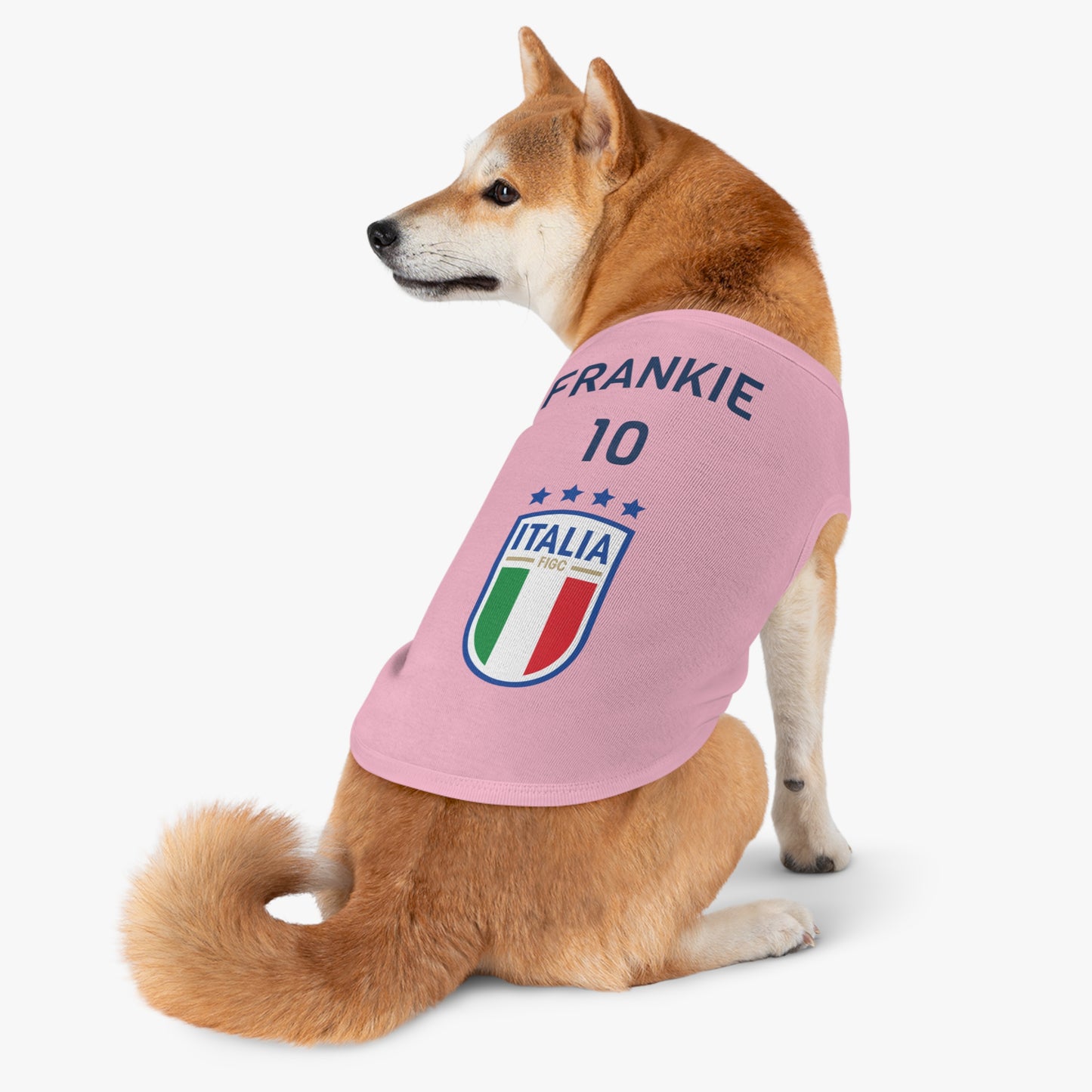 Customizable World Cup Pet Top — Team Italy