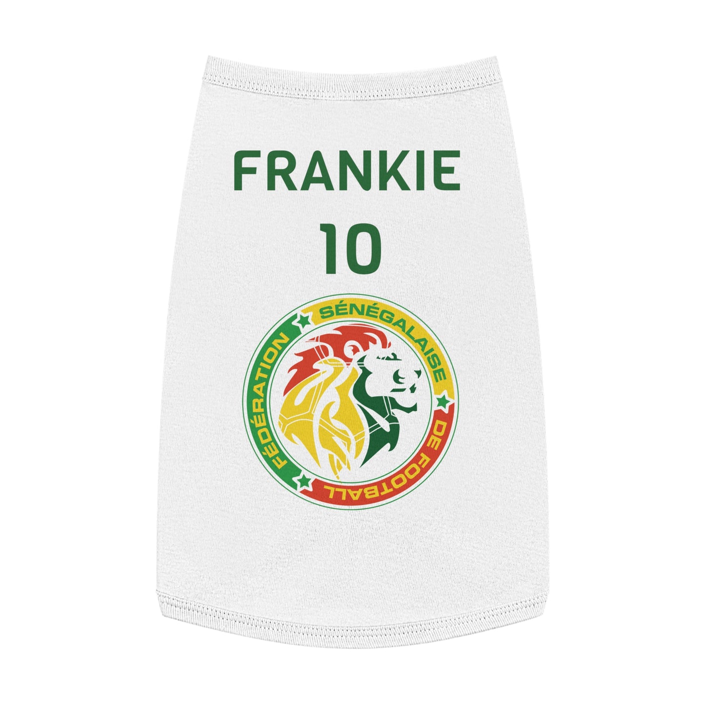 Customizable World Cup Pet Top — Team Senegal