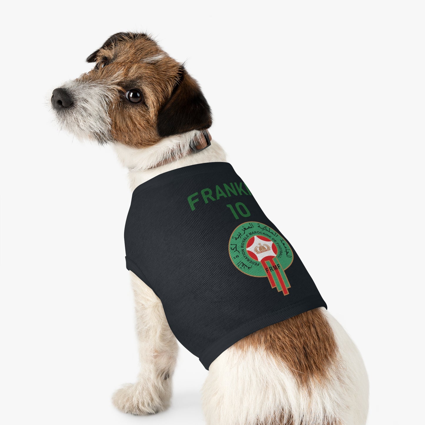 Customizable World Cup Pet Top — Team Morocco