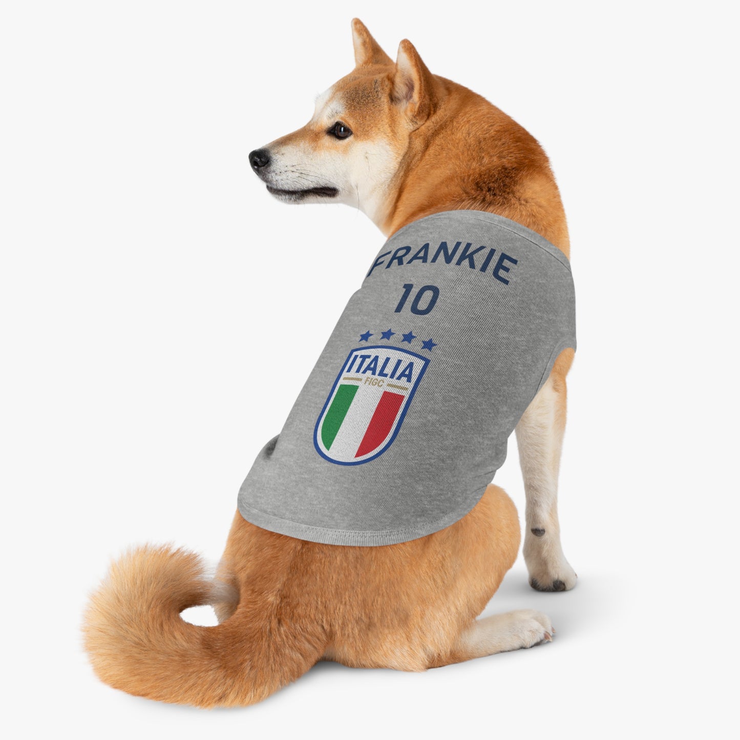 Customizable World Cup Pet Top — Team Italy