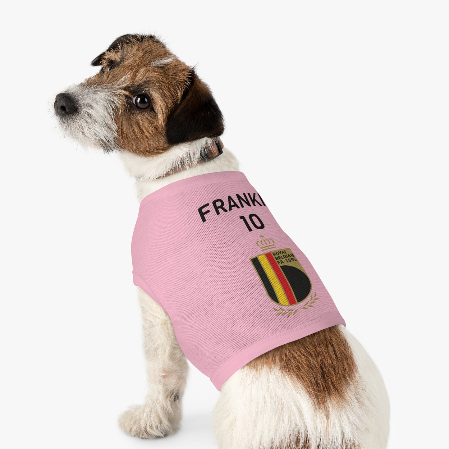 Customizable World Cup Pet Top — Team Belgium