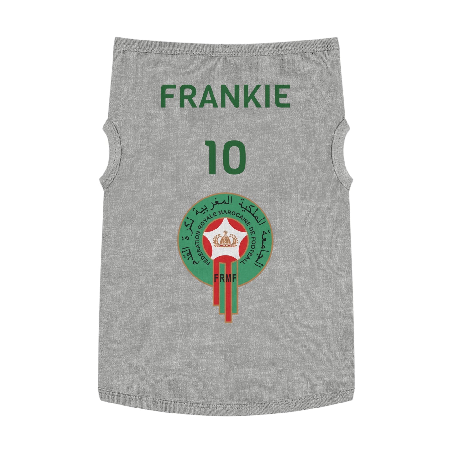 Customizable World Cup Pet Top — Team Morocco