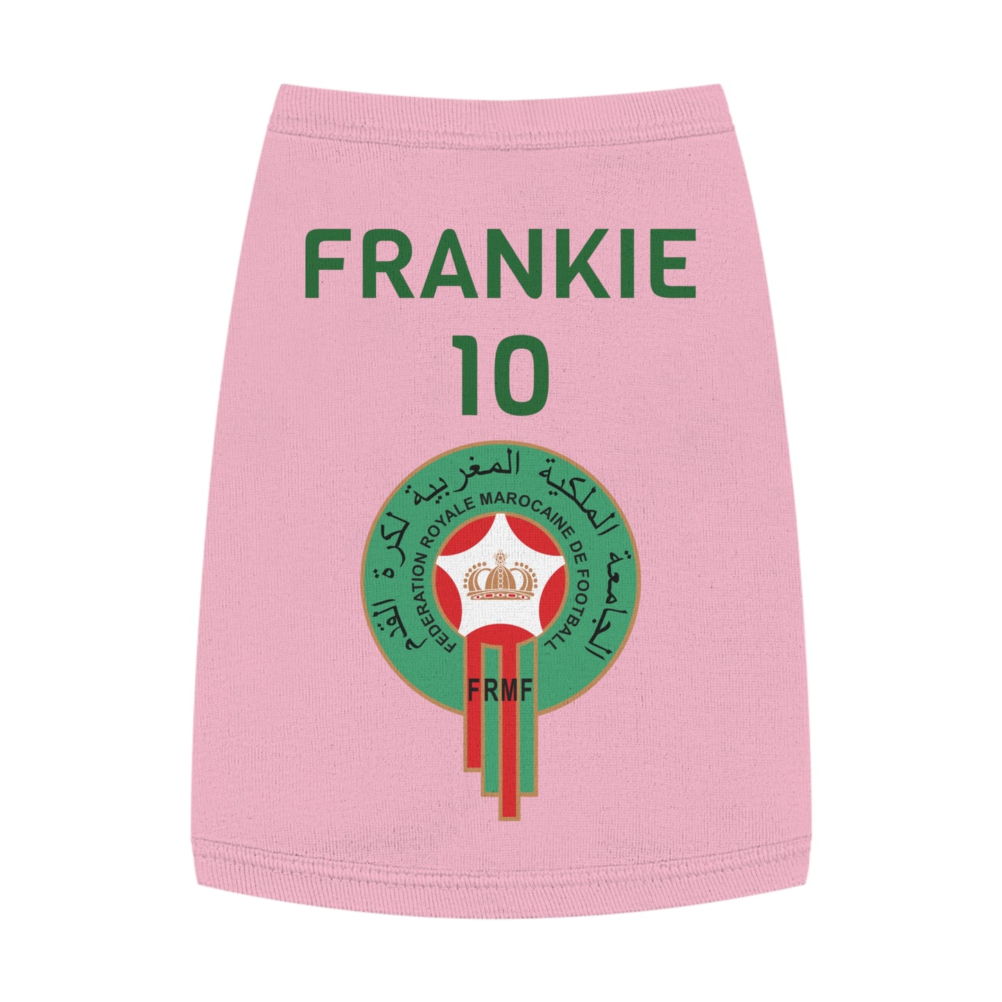 Customizable World Cup Pet Top — Team Morocco