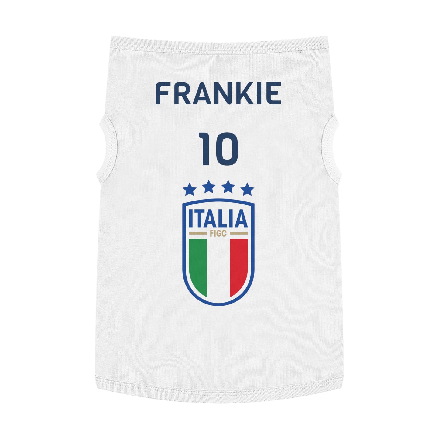 Customizable World Cup Pet Top — Team Italy