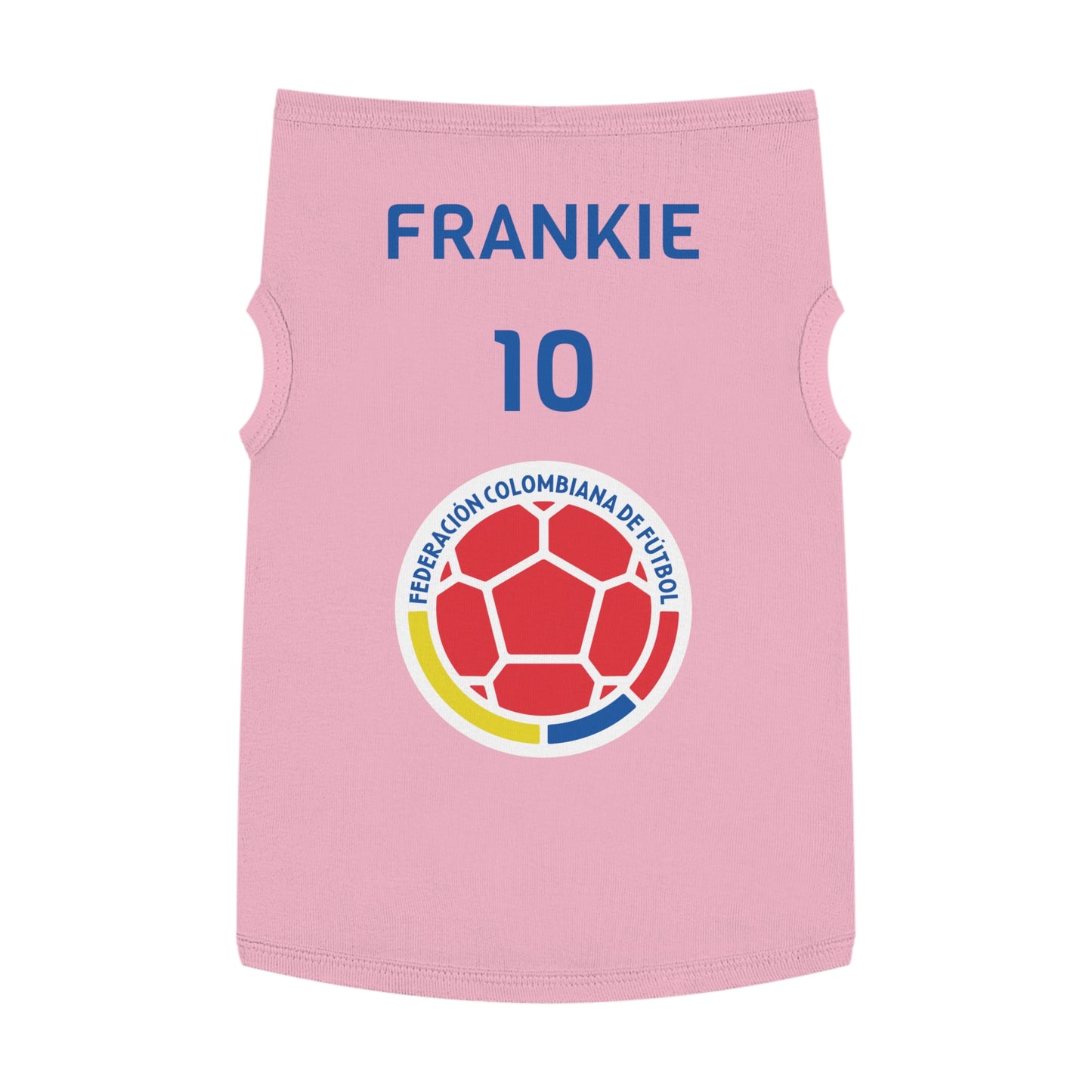 Customizable World Cup Pet Top — Team Columbia