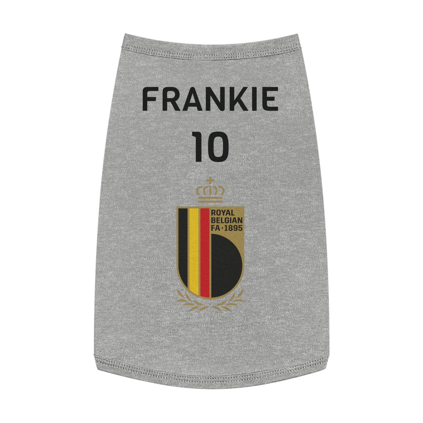 Customizable World Cup Pet Top — Team Belgium