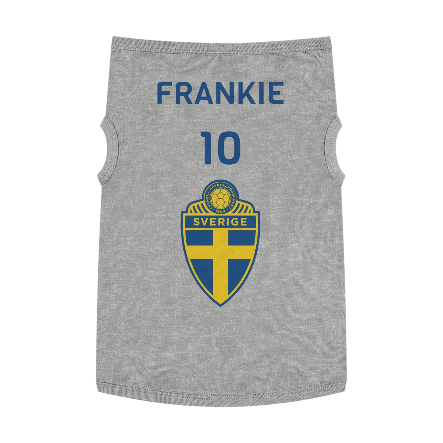 Customizable World Cup Pet Top — Team Sweden