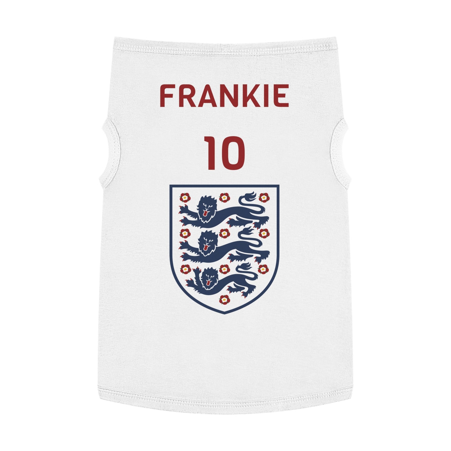 Customizable World Cup Pet Top — Team England
