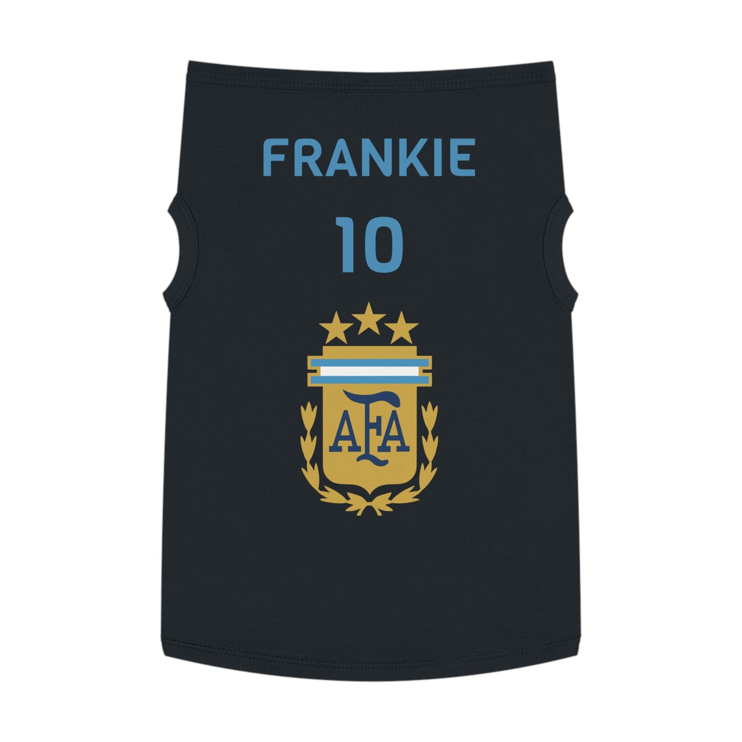 Customizable World Cup Pet Top — Team Argentina