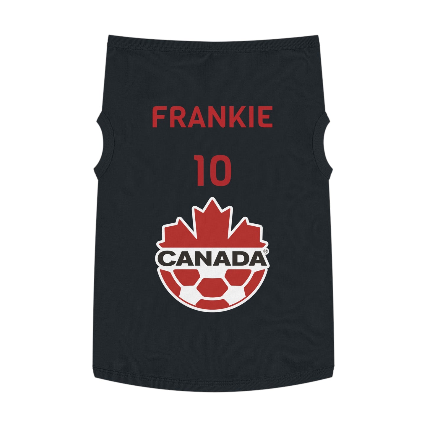 Customizable World Cup Pet Top — Team Canada