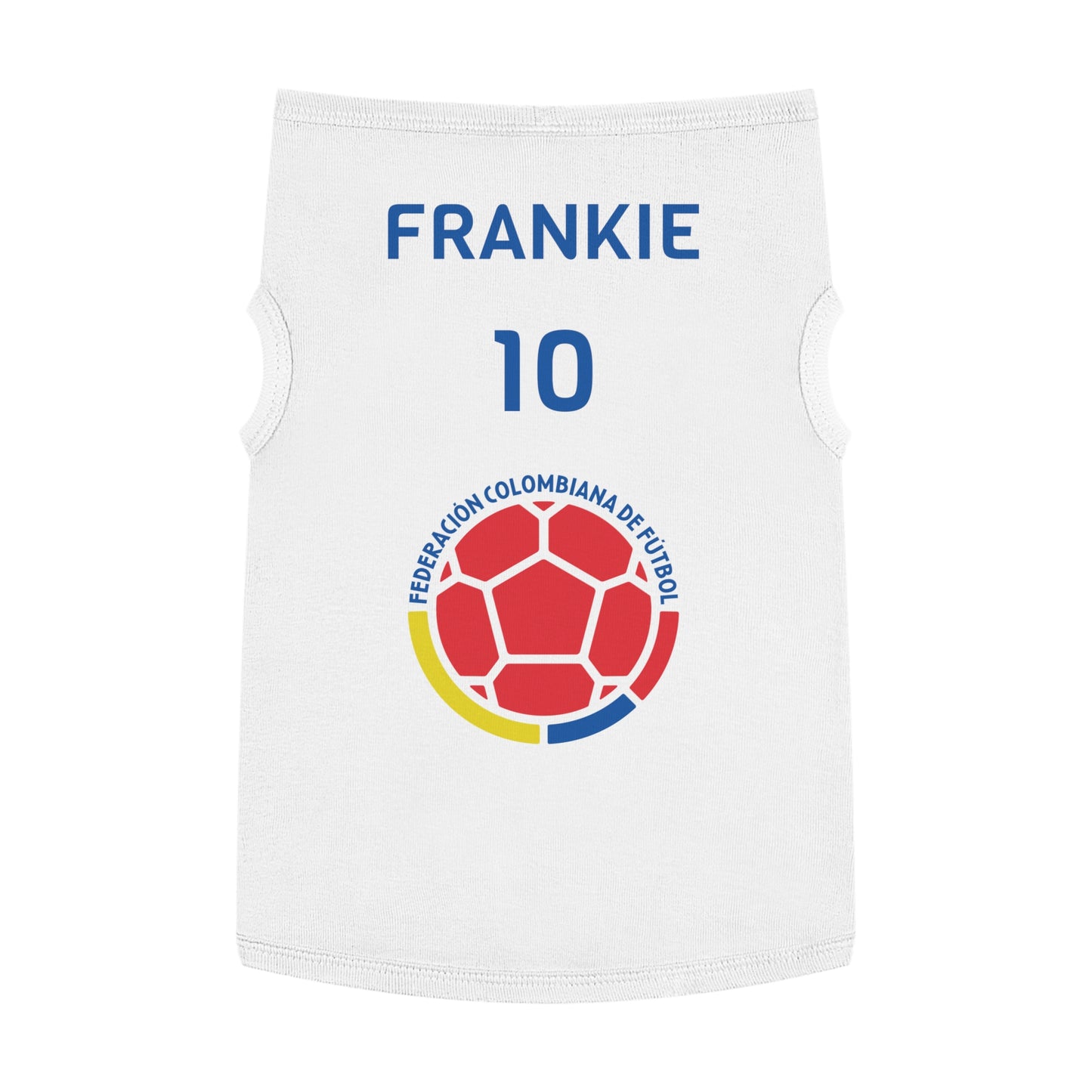 Customizable World Cup Pet Top — Team Columbia