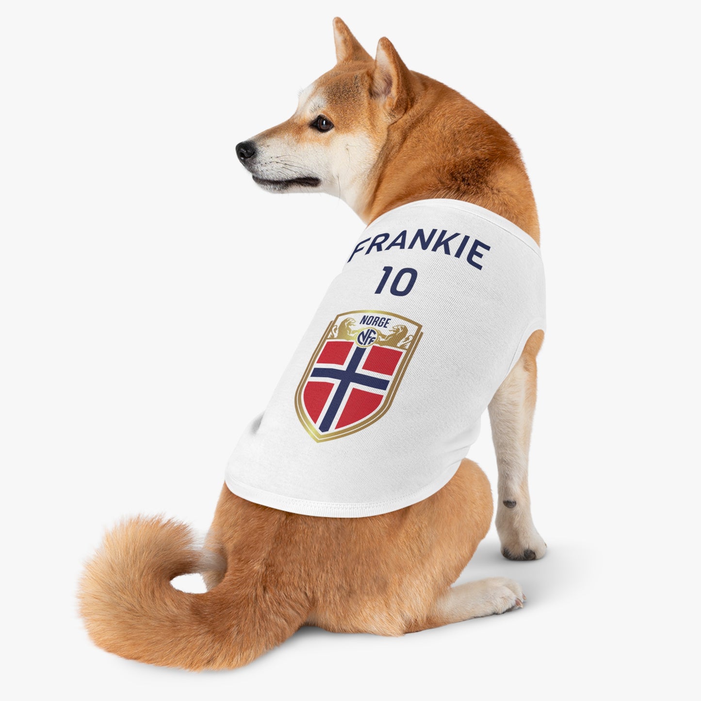 Customizable World Cup Pet Top — Team Norway