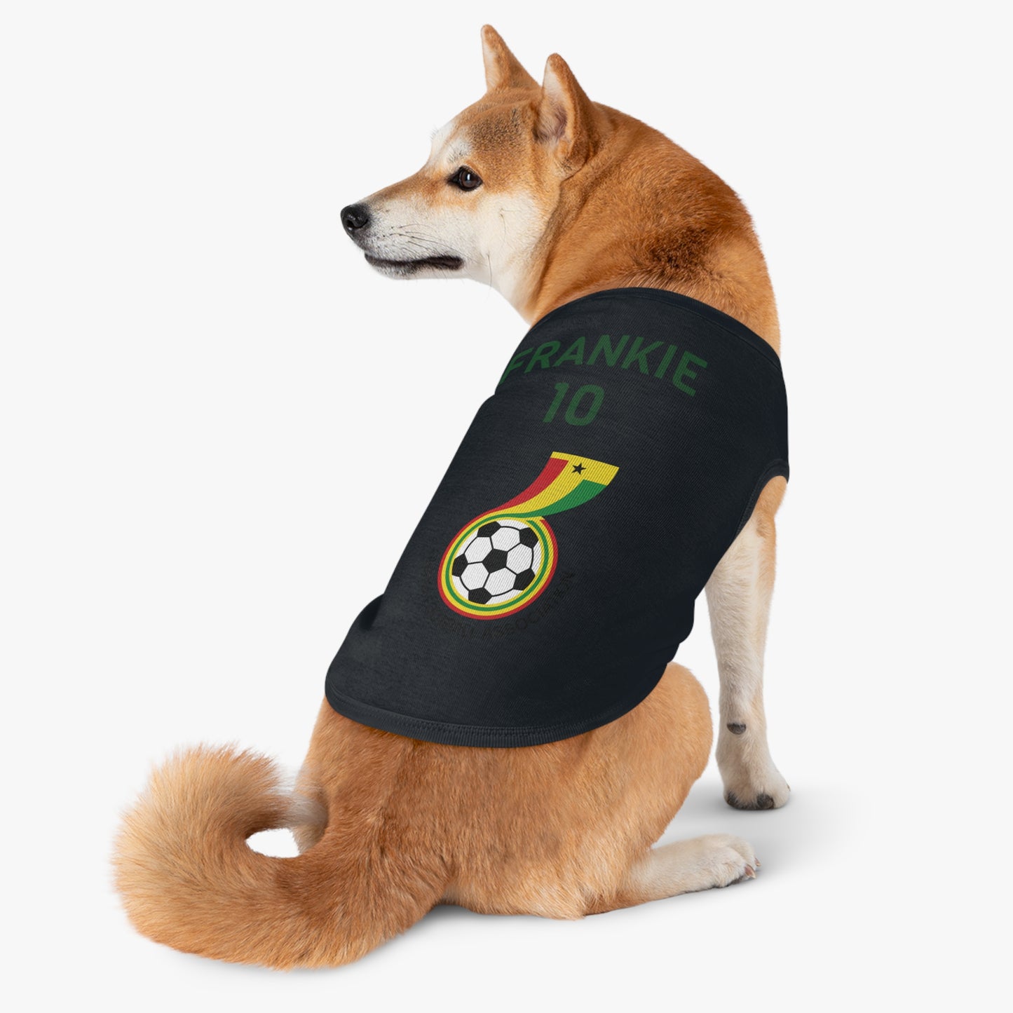 Customizable World Cup Pet Top — Team Ghana