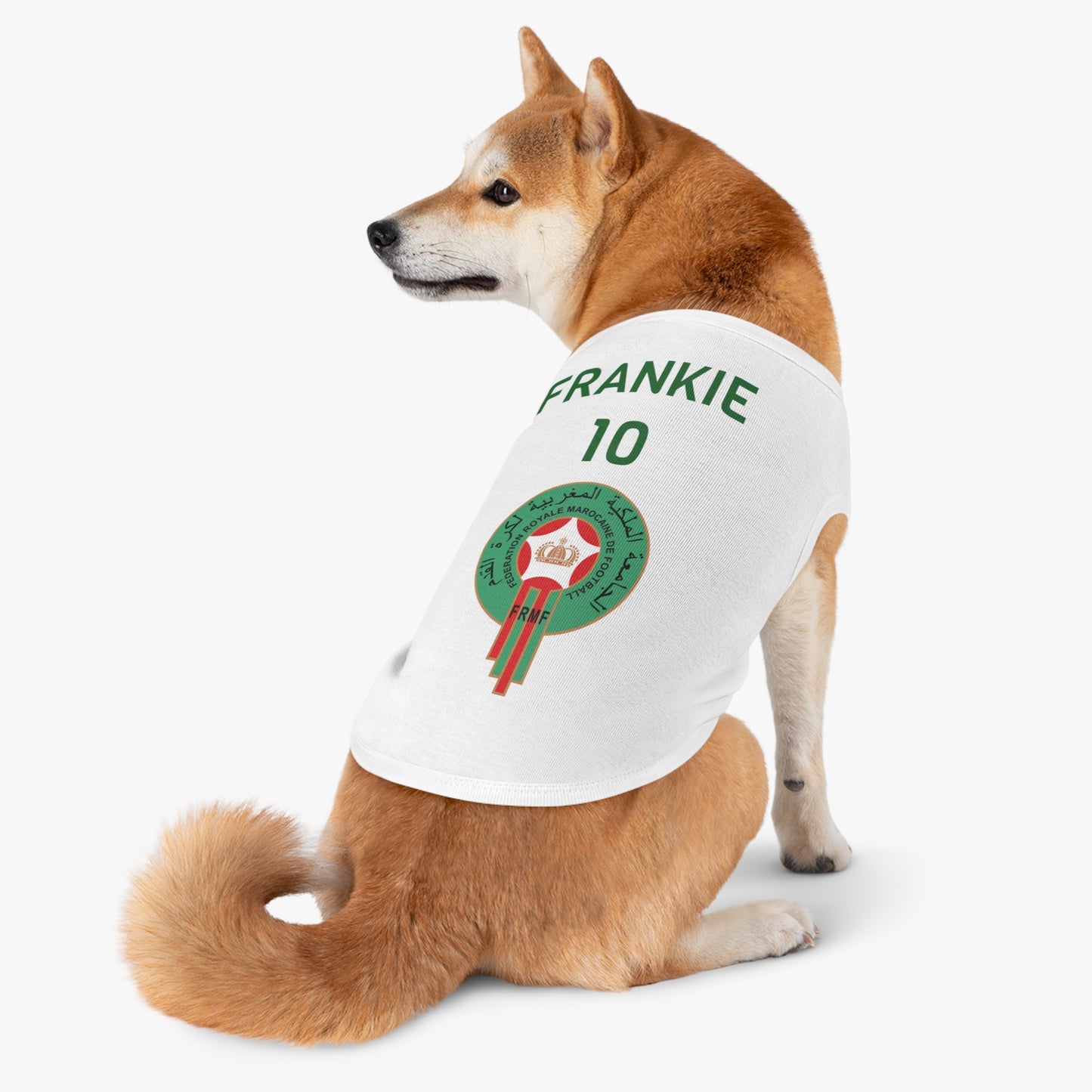 Customizable World Cup Pet Top — Team Morocco