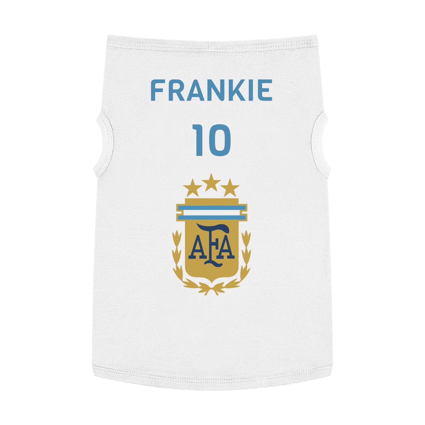 Customizable World Cup Pet Top — Team Argentina