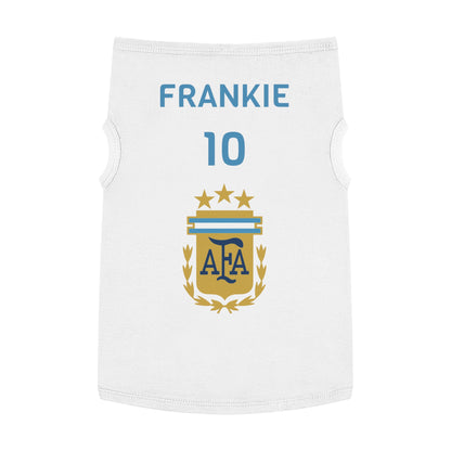 Customizable World Cup Pet Top — Team Argentina