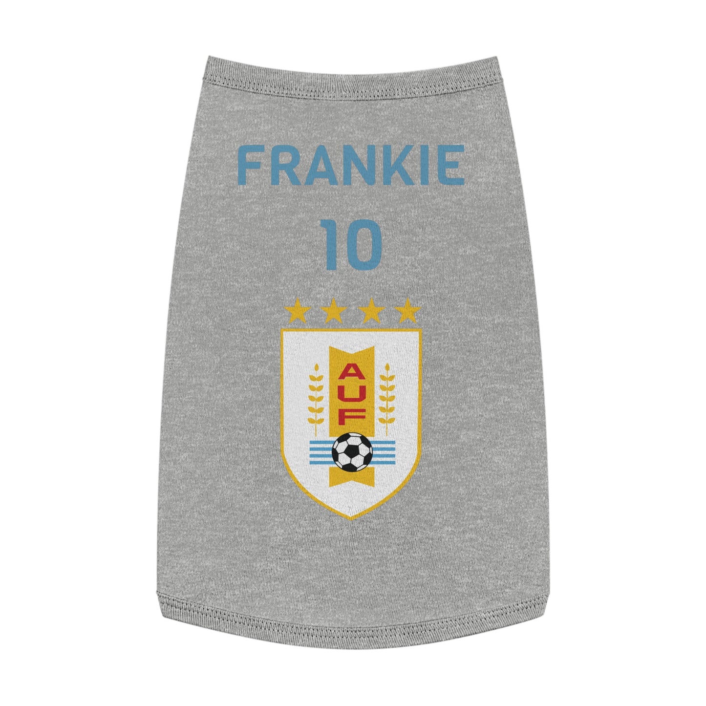 Customizable World Cup Pet Top — Team Uruguay