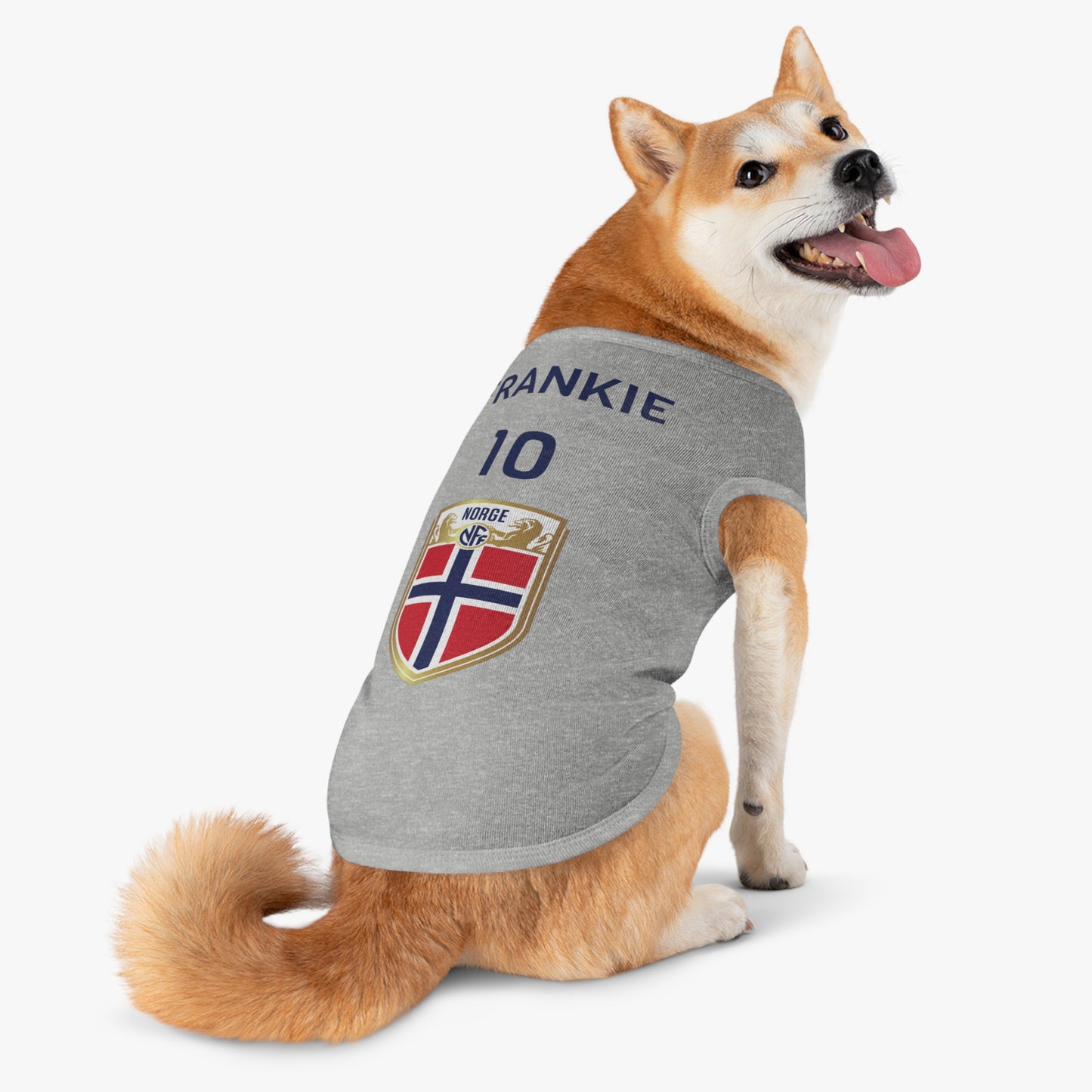 Customizable World Cup Pet Top — Team Norway