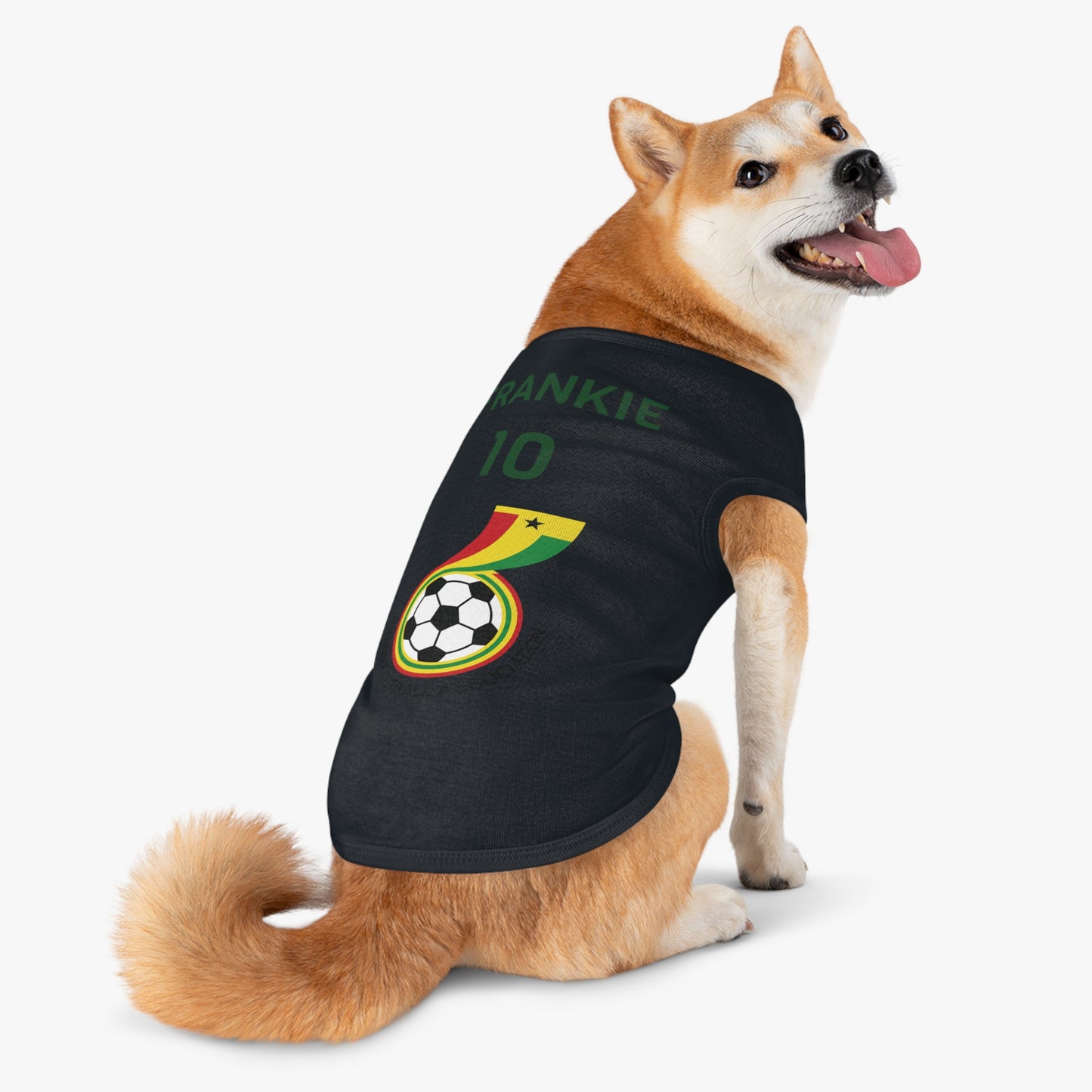 Customizable World Cup Pet Top — Team Ghana