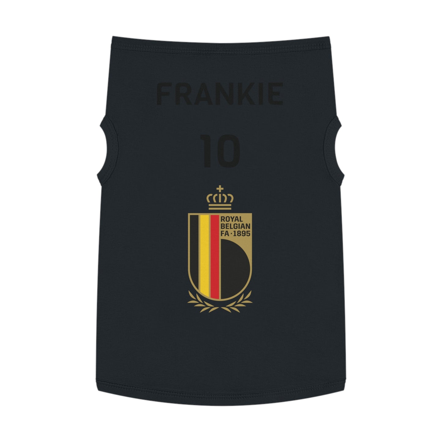 Customizable World Cup Pet Top — Team Belgium