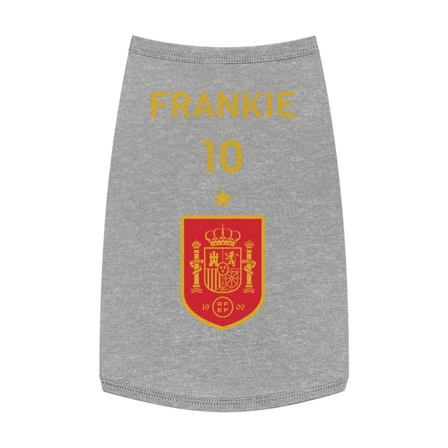 Customizable World Cup Pet Top — Team Spain