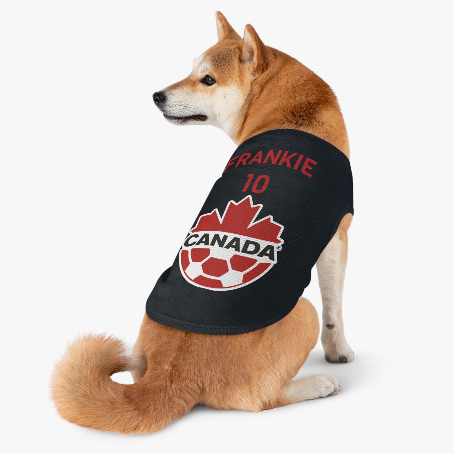 Customizable World Cup Pet Top — Team Canada