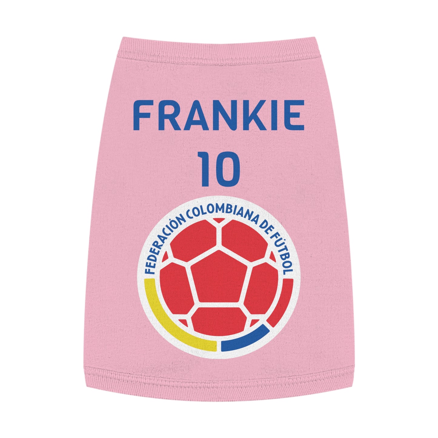 Customizable World Cup Pet Top — Team Columbia