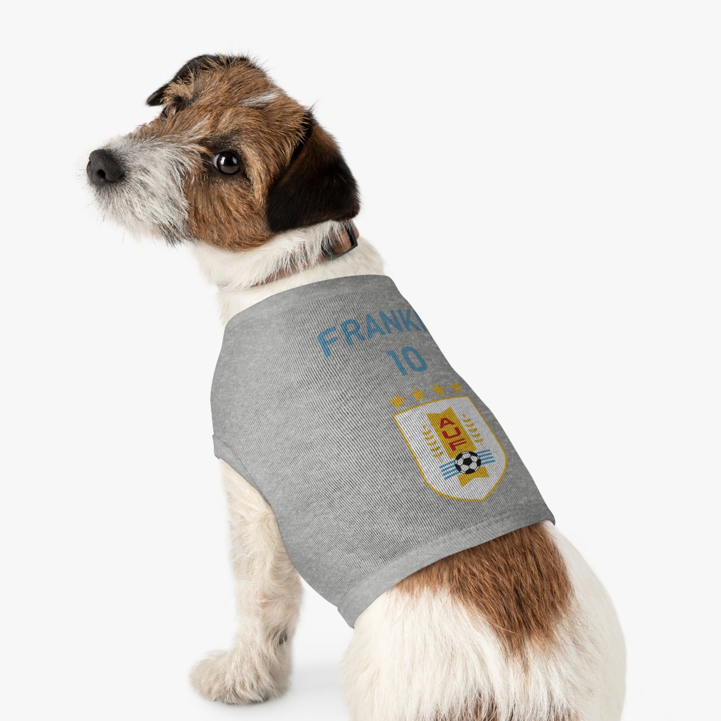 Customizable World Cup Pet Top — Team Uruguay