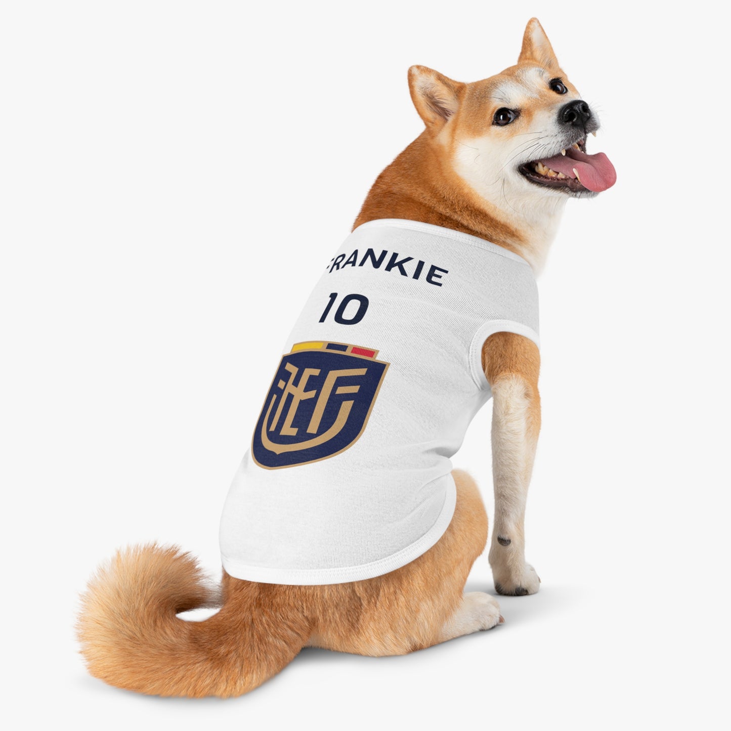Customizable World Cup Pet Top — Team Ecuador