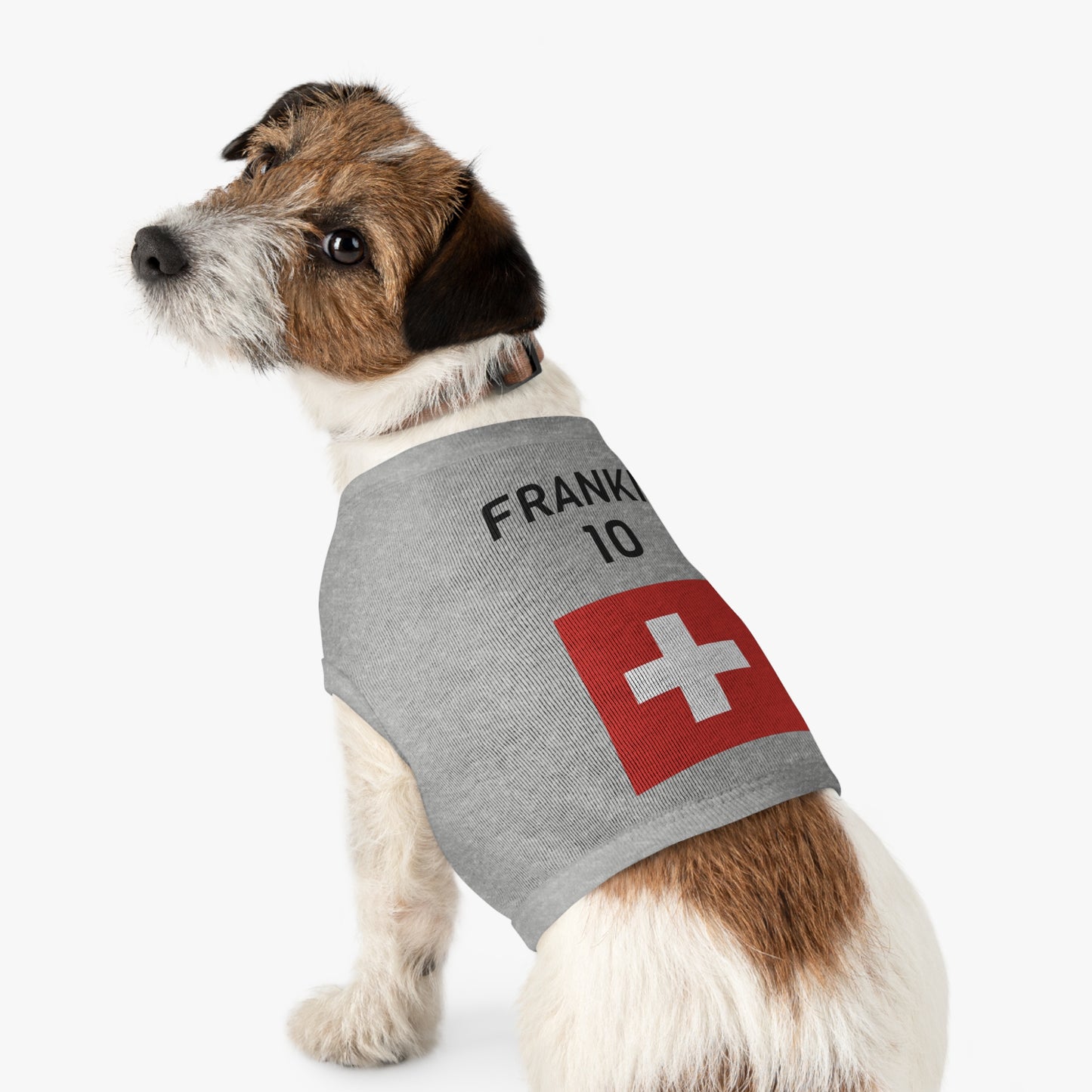 Customizable World Cup Pet Top — Team Switzerland